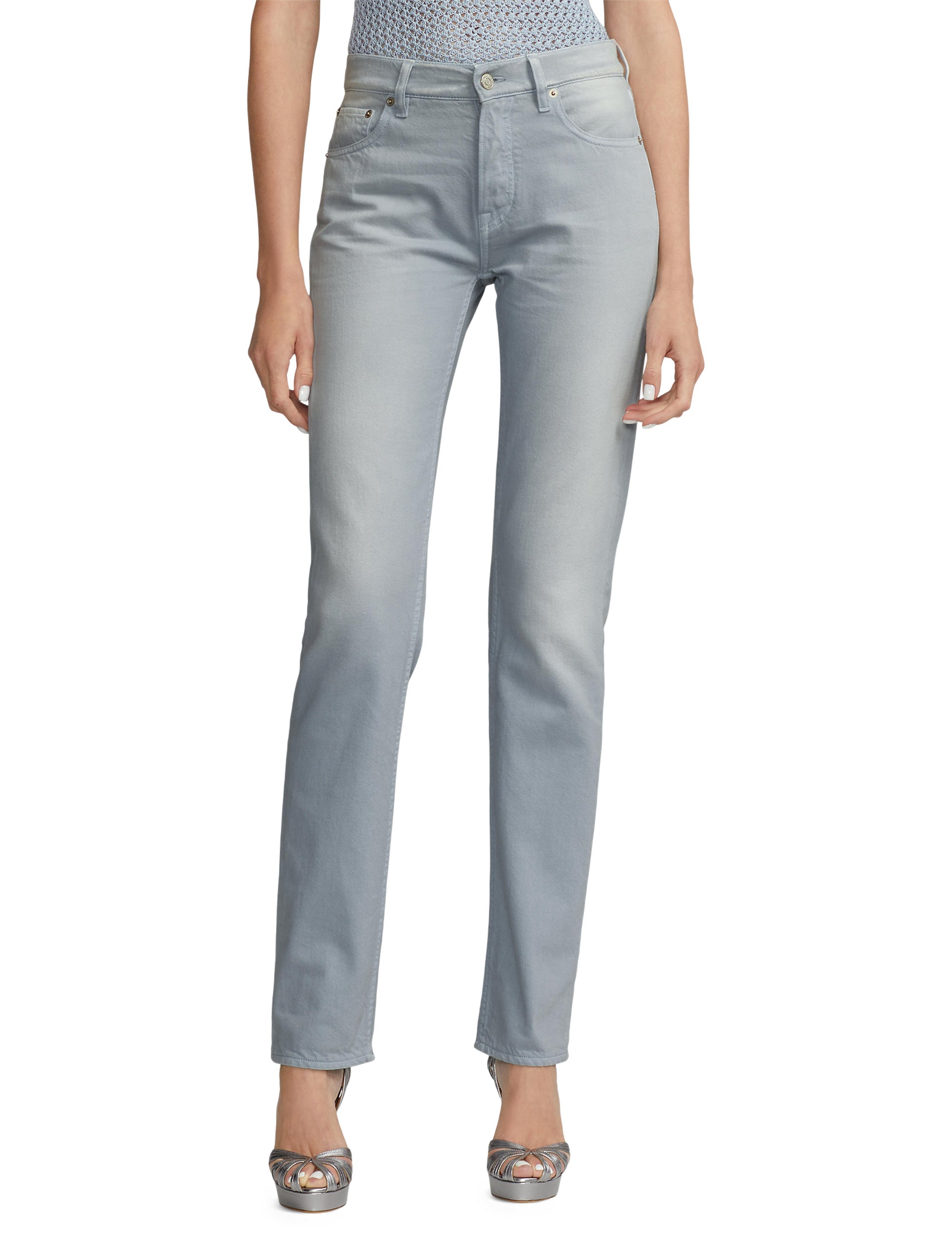Jean 7/8 droit 750 - Powder Blue