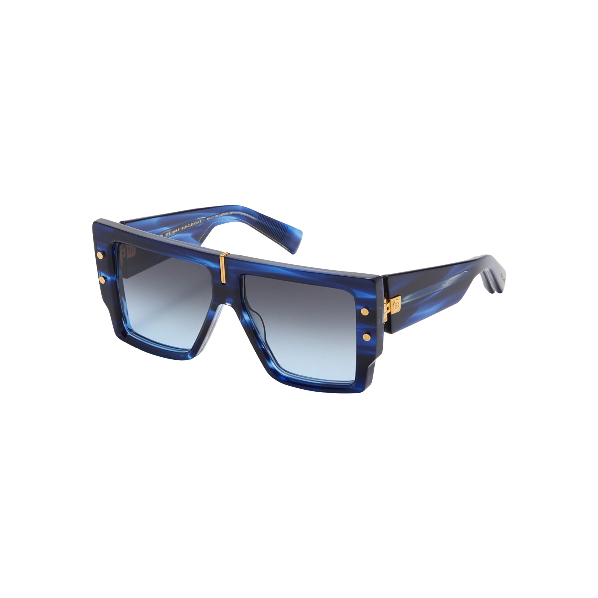 Lunettes de soleil mixtes B Grand - Blue & Yellow Gold