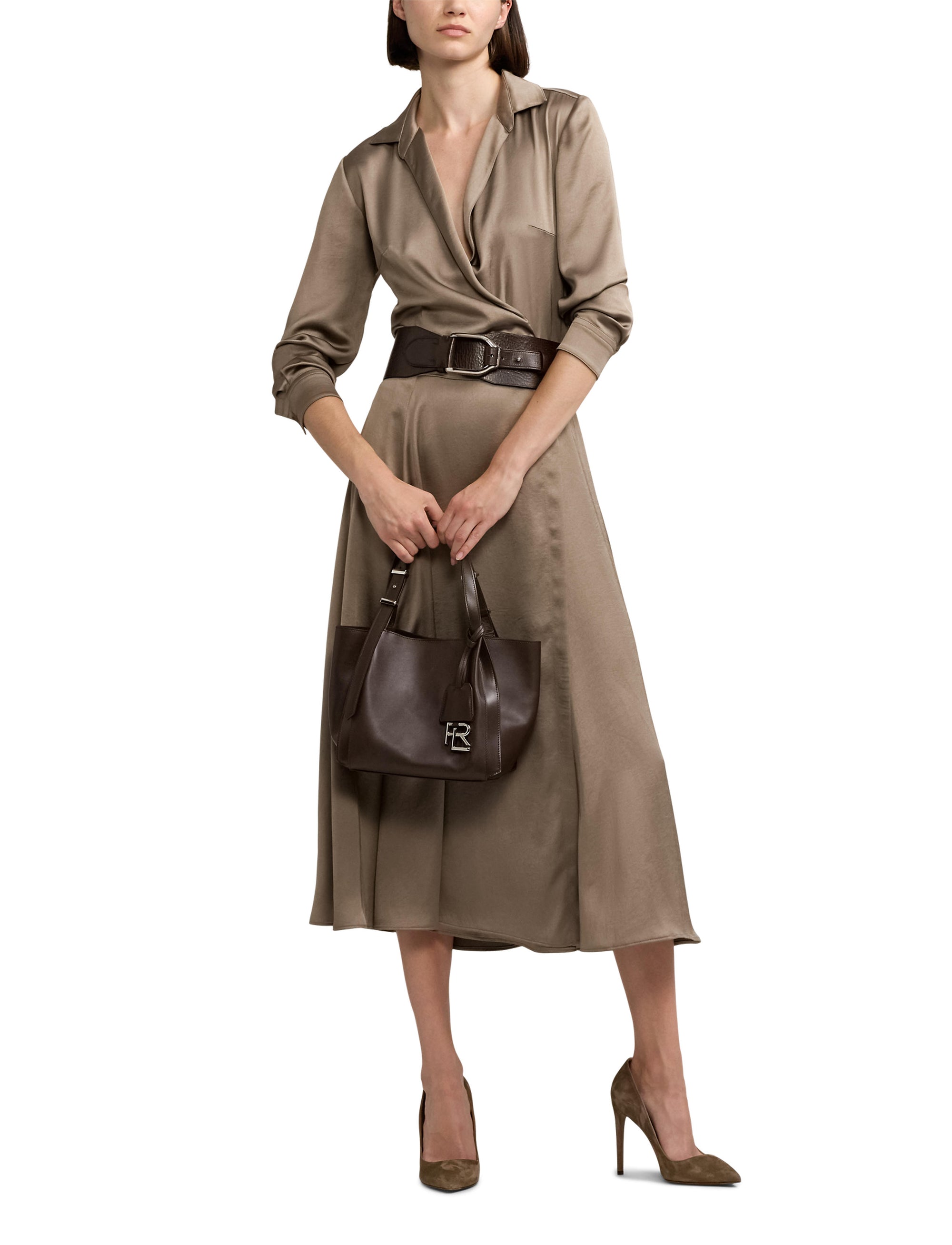 Mini-cabas RL 888 en cuir - Mocha