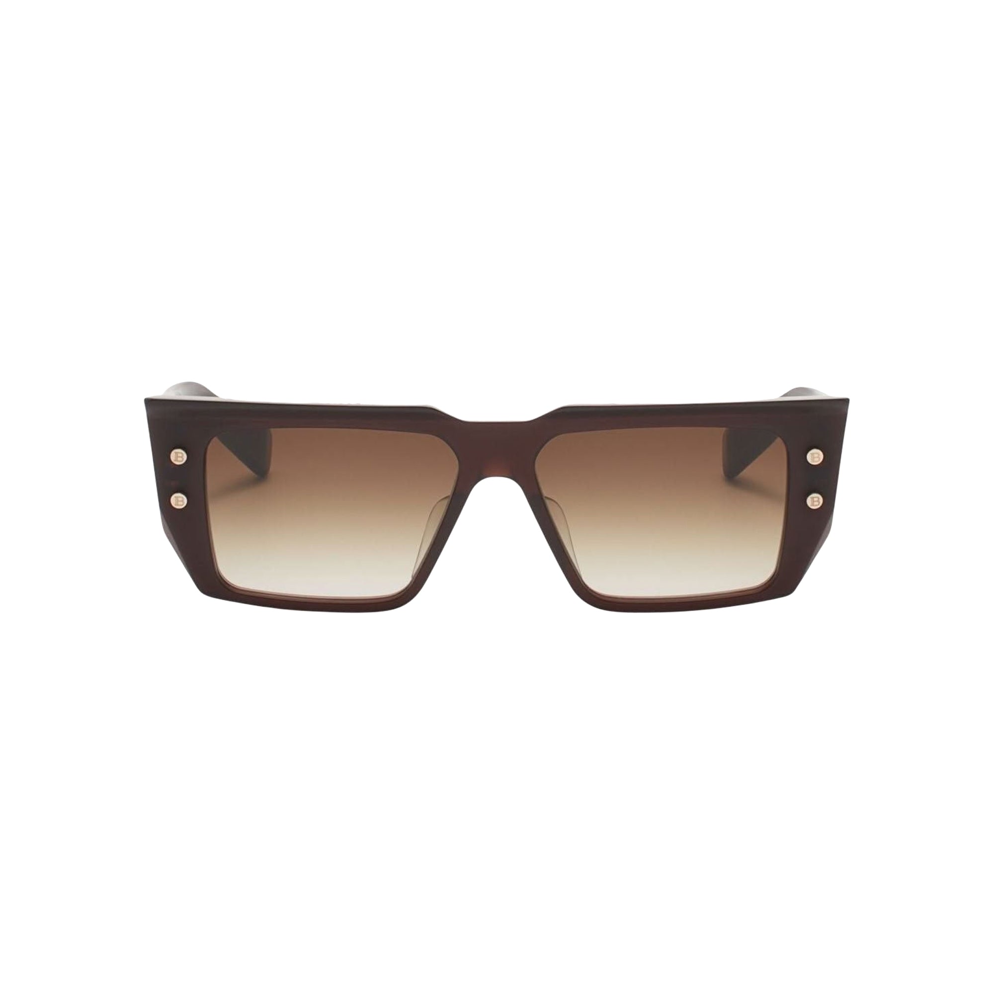 Lunettes de soleil mixtes B VI - Brown & White Gold