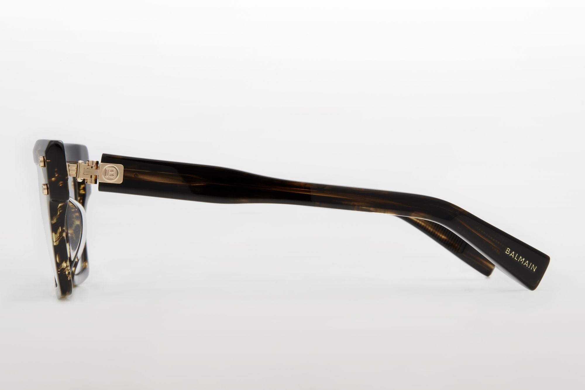 Lunettes de vue mixtes B V - Brown & White Gold