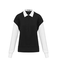 Sweat chemise Babou à manches longues - Black