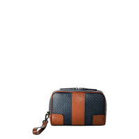 Clutch Stepan 72 Ocean/Cuoio - Ocean Blue & Cuoio