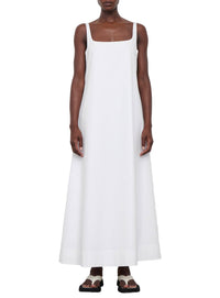 Backless Dress - White