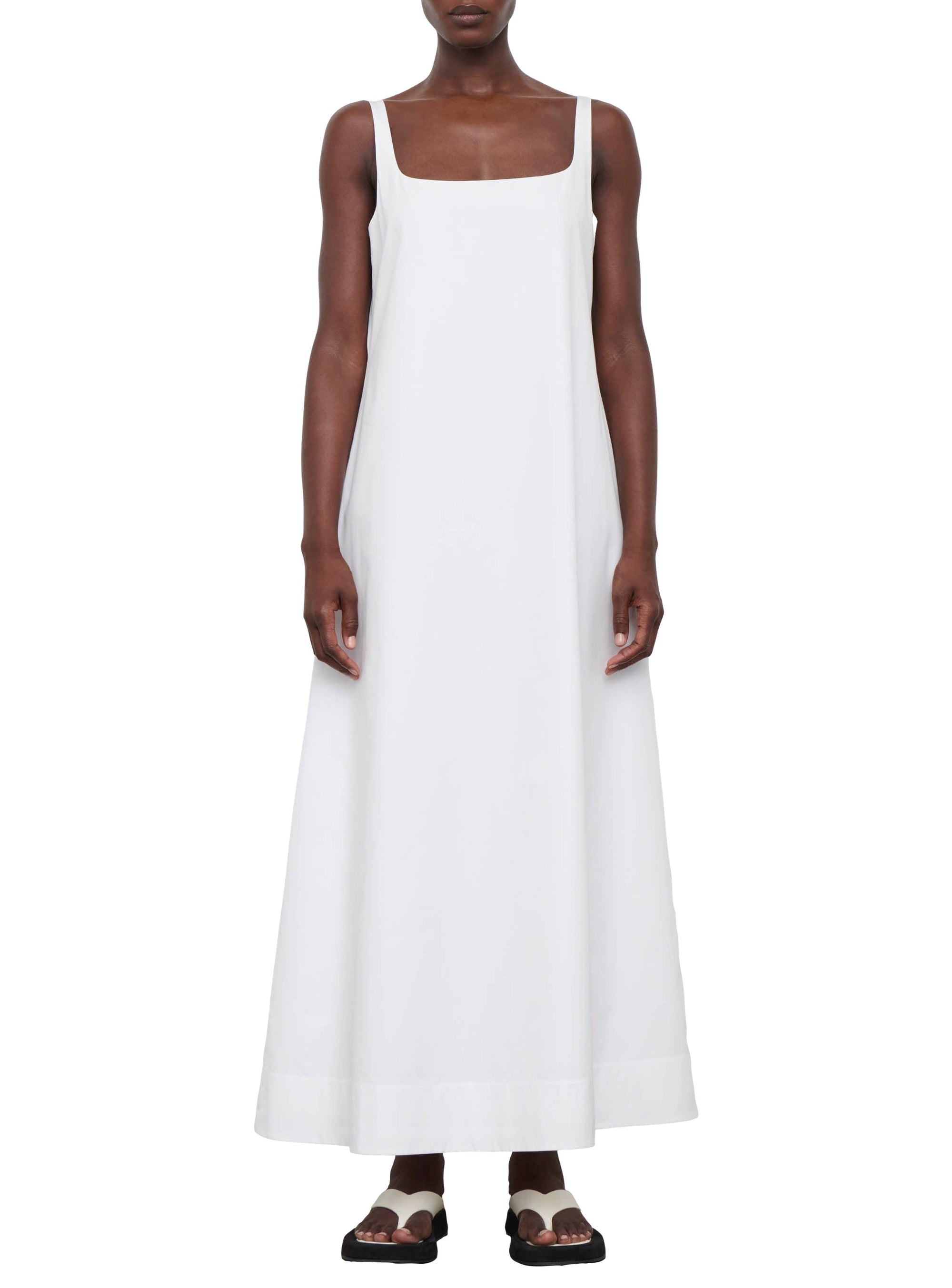 Backless Dress - White