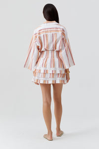 Billi striped shirt - Sunset Stripe