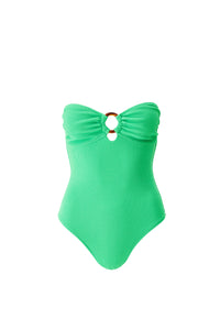 Barbuda bandeau one-piece swimsuit - Green Ridges