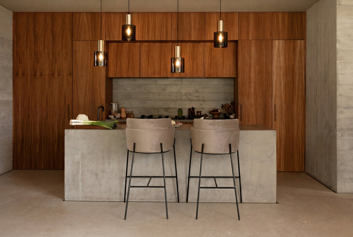 Tabouret de bar Baron - Taupe