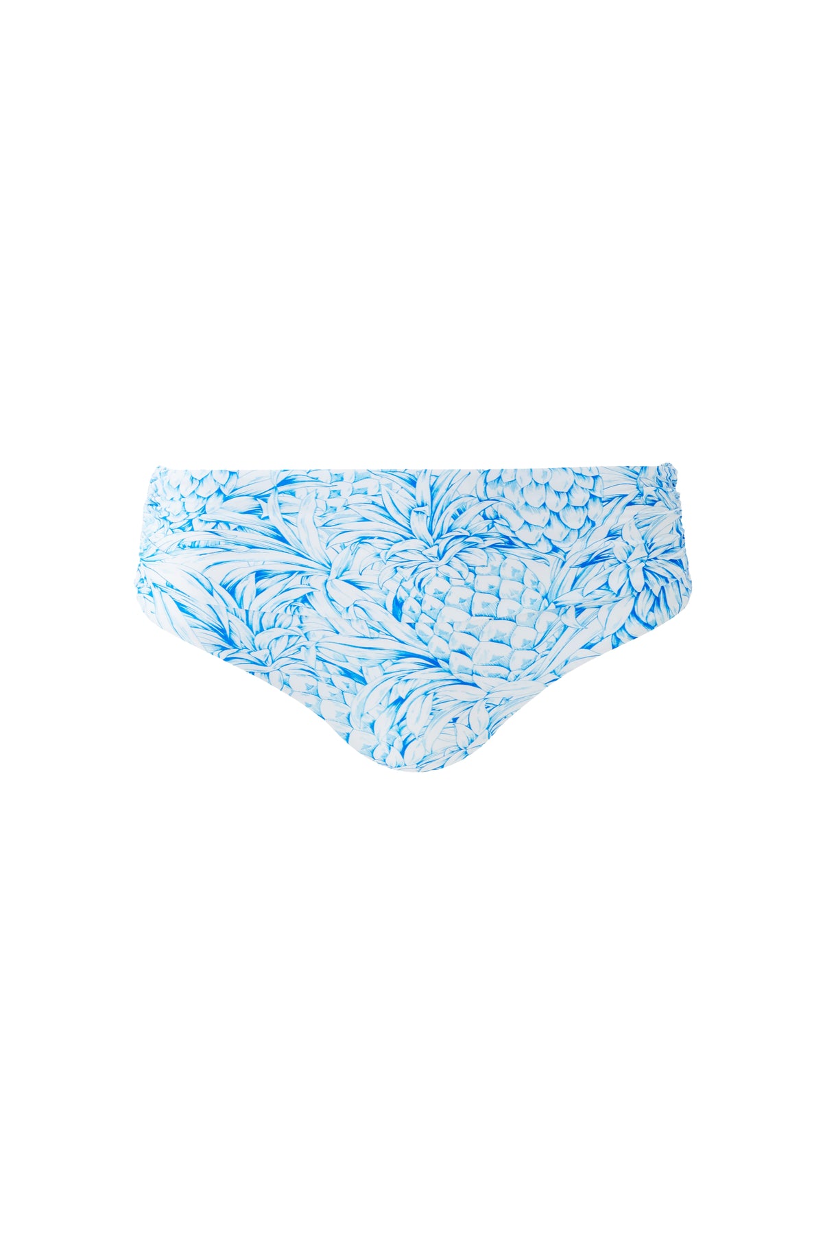 Bel printed high-waisted bikini bottoms - Pineapples