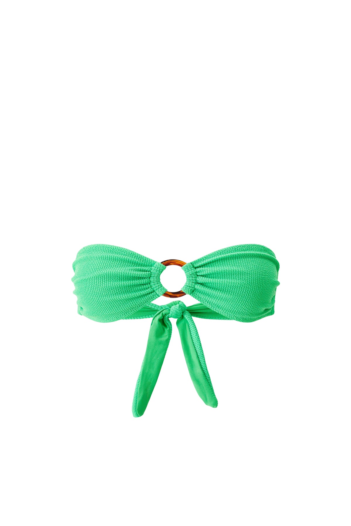 Belgium bandeau bikini top - Green Ridges