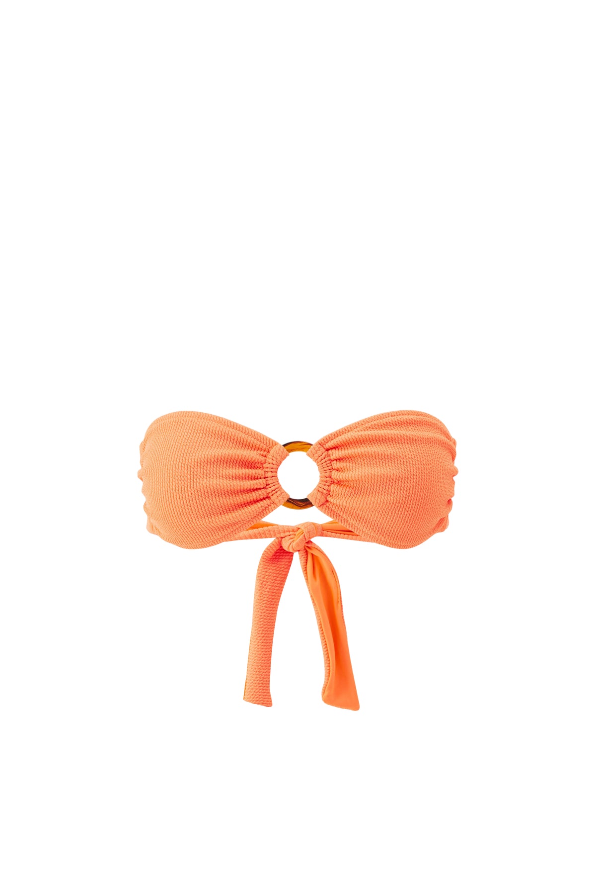 Haut de bikini bandeau Belgium - Orange Ridges