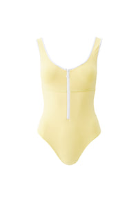 Maillot une pièce Bellino - Yellow White