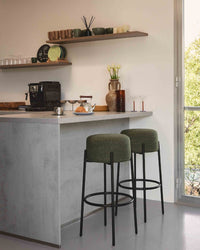 Tabouret de bar Bismi - Vert cactus