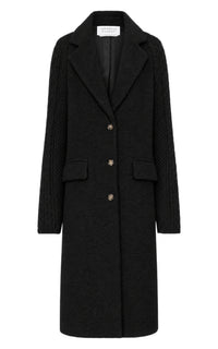 Charles cashmere and wool coat - Charcoal