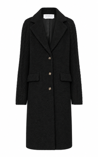 Charcoal / Manteau Charles en cachemire et laine - Charcoal