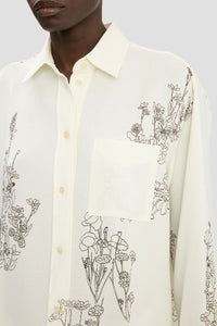 Pyjama Shirt - Off White / Black