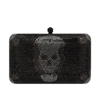 Clutch X-Arbre de Vie with Swarovski crystals - Black