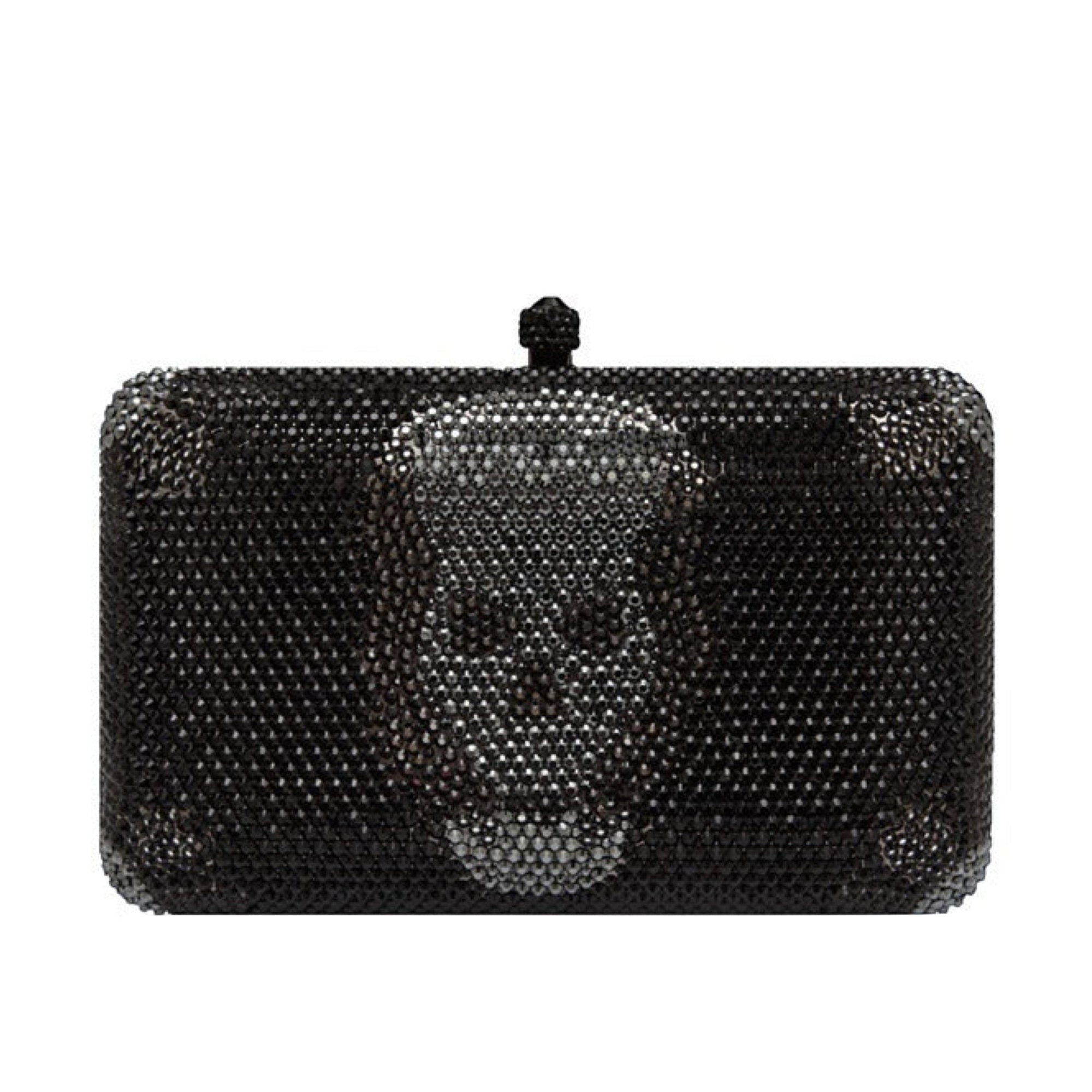 Clutch X-Arbre de Vie with Swarovski crystals - Black