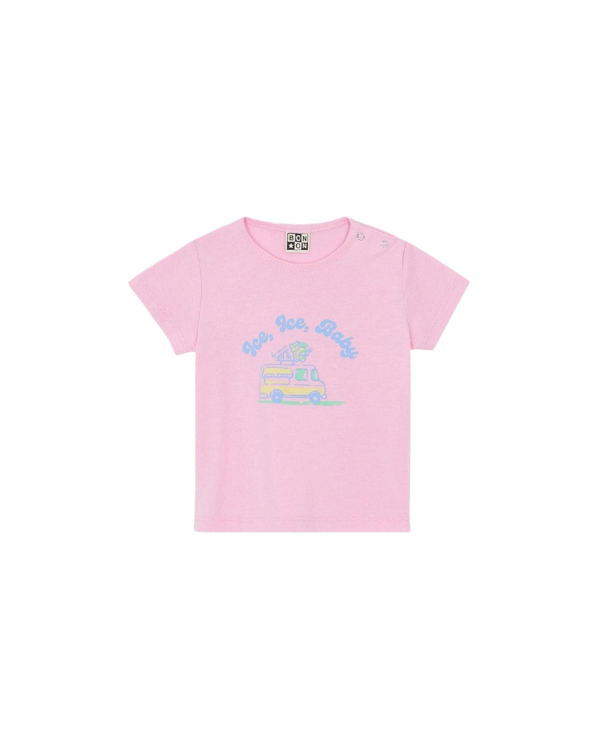 Tuba "Ice Baby" cotton T-shirt - Bubble Pink