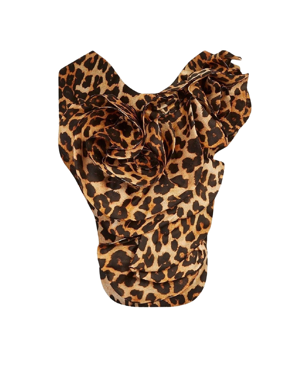 Top Berengaria en soie - Black