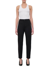 Pantalon slim contrecollé - Black
