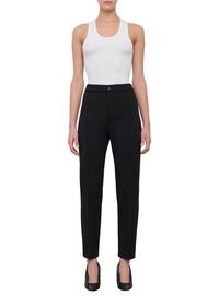 Bonded Slim Trouser - Black