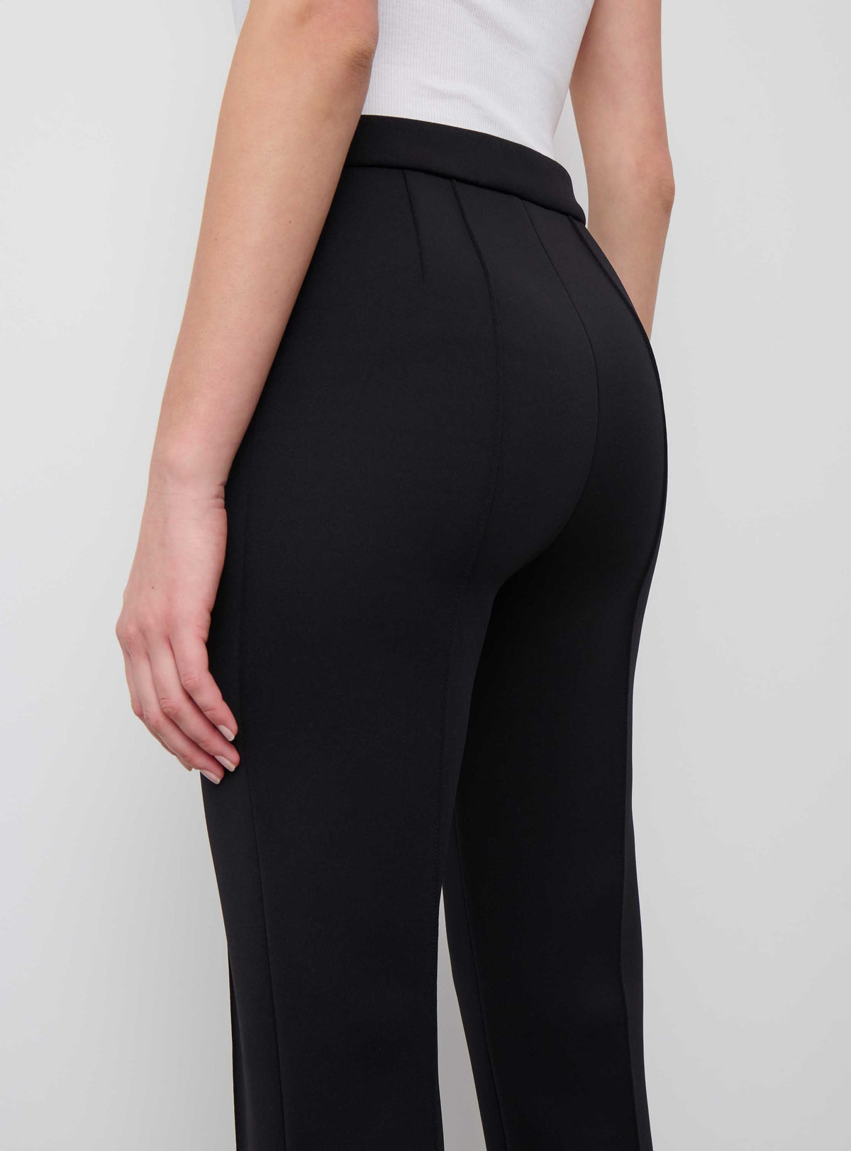 Bonded Slim Trouser - Black