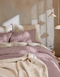 Housse de couette en gaze de coton double épaisseur - Parme
