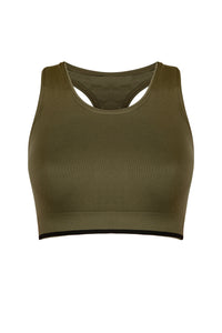 Lucie bra - Olive