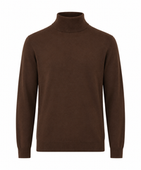 Chocolate / Pull Jermaine en laine - Chocolate