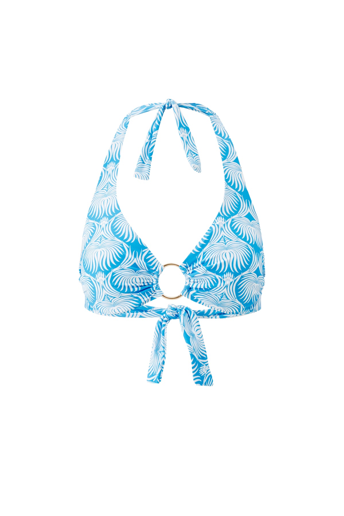 Haut de bikini halter Brussels imprimé - Lotus