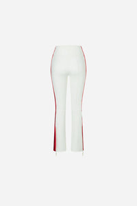 Pantalon de ski Mikaela - Blanc & Rouge