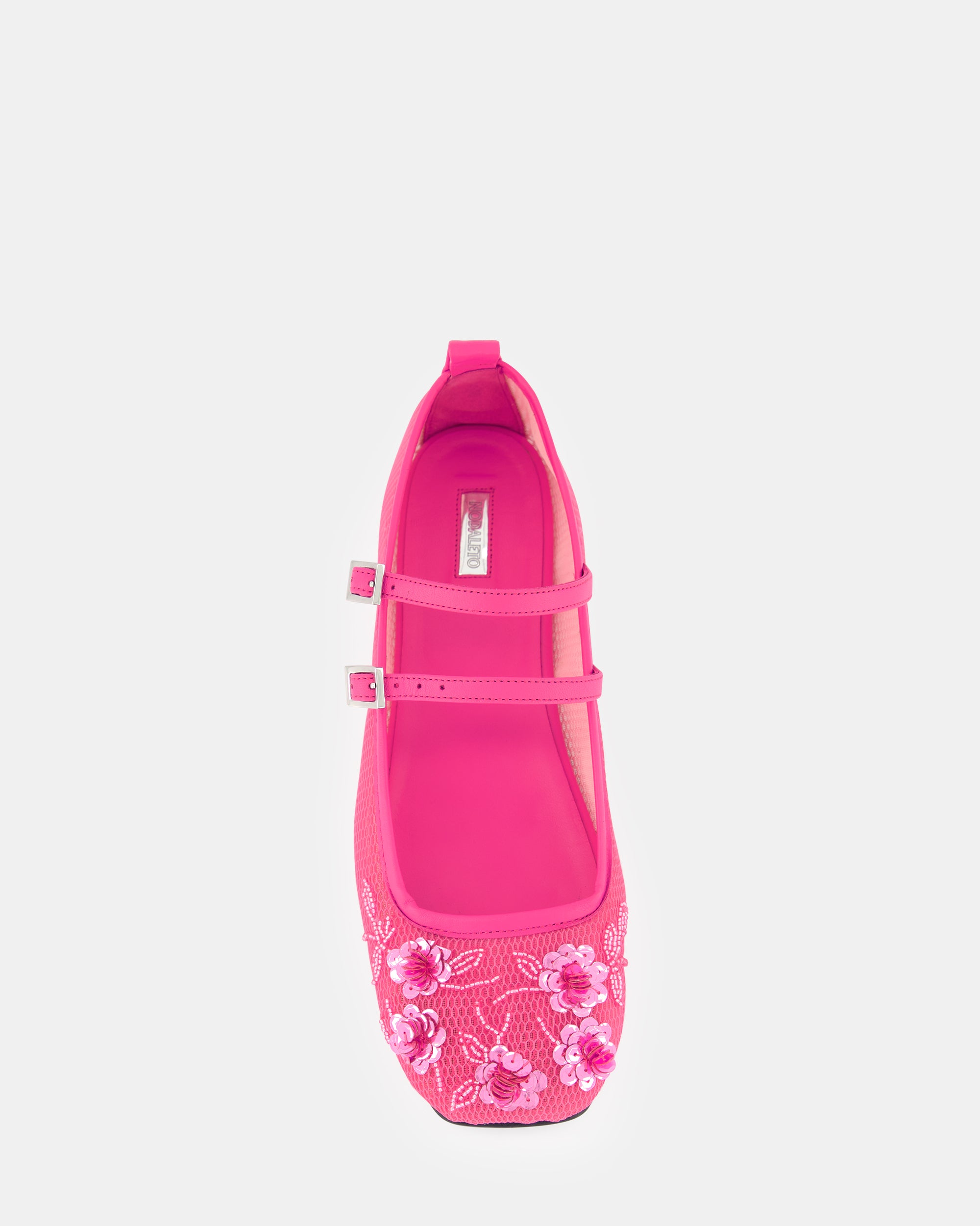 2 QTY NEW Bulla Rina Pink Nappa Flower Mesh Pink Nappa Flower Mesh