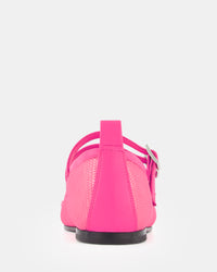 2 QTY NEW Bulla Rina Pink Nappa Flower Mesh Pink Nappa Flower Mesh