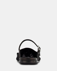 6 QTY NEW Bulla Saga Black Nappa Flower Mesh Black Nappa Flower Mesh