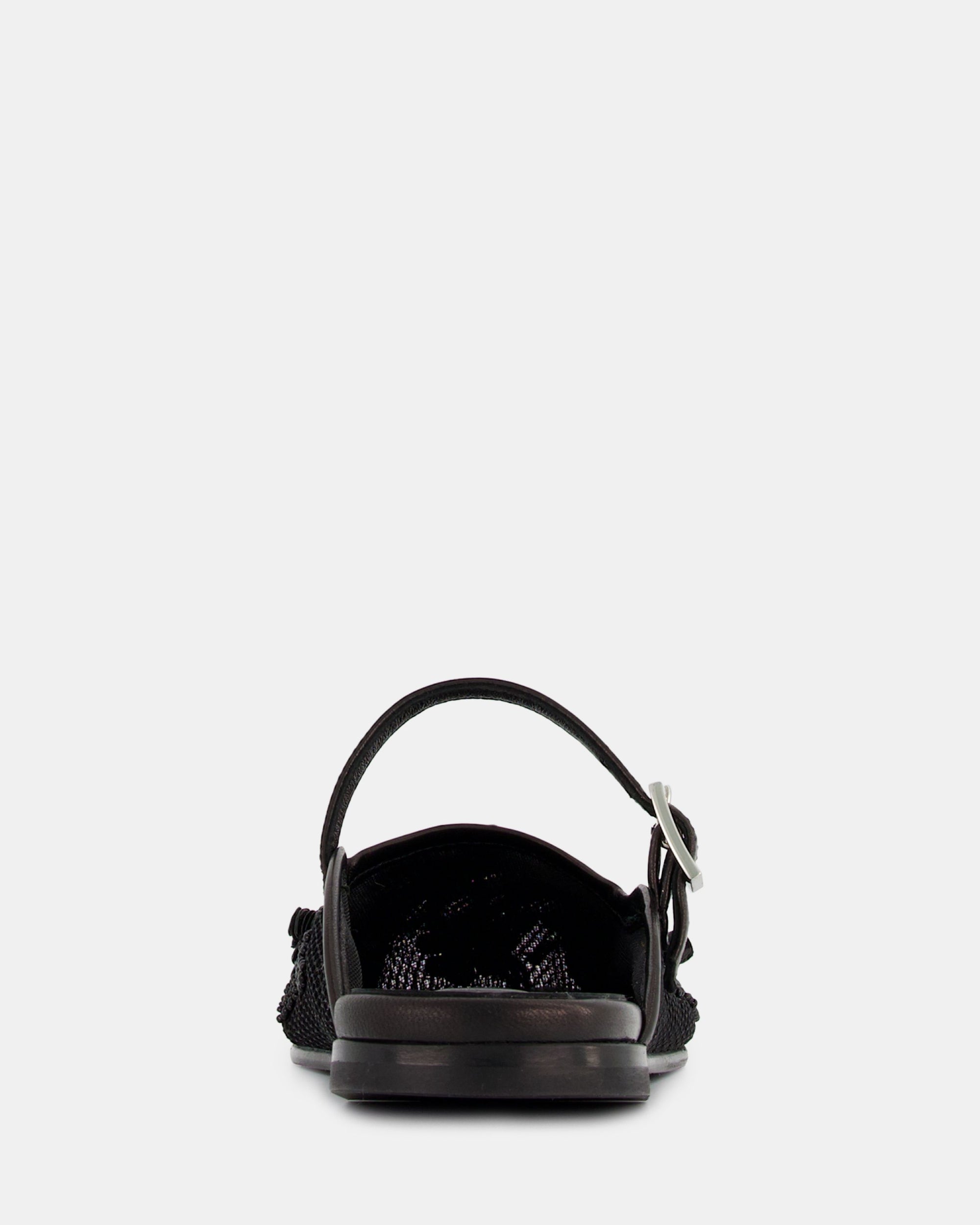 6 QTY NEW Bulla Saga Black Nappa Flower Mesh Black Nappa Flower Mesh