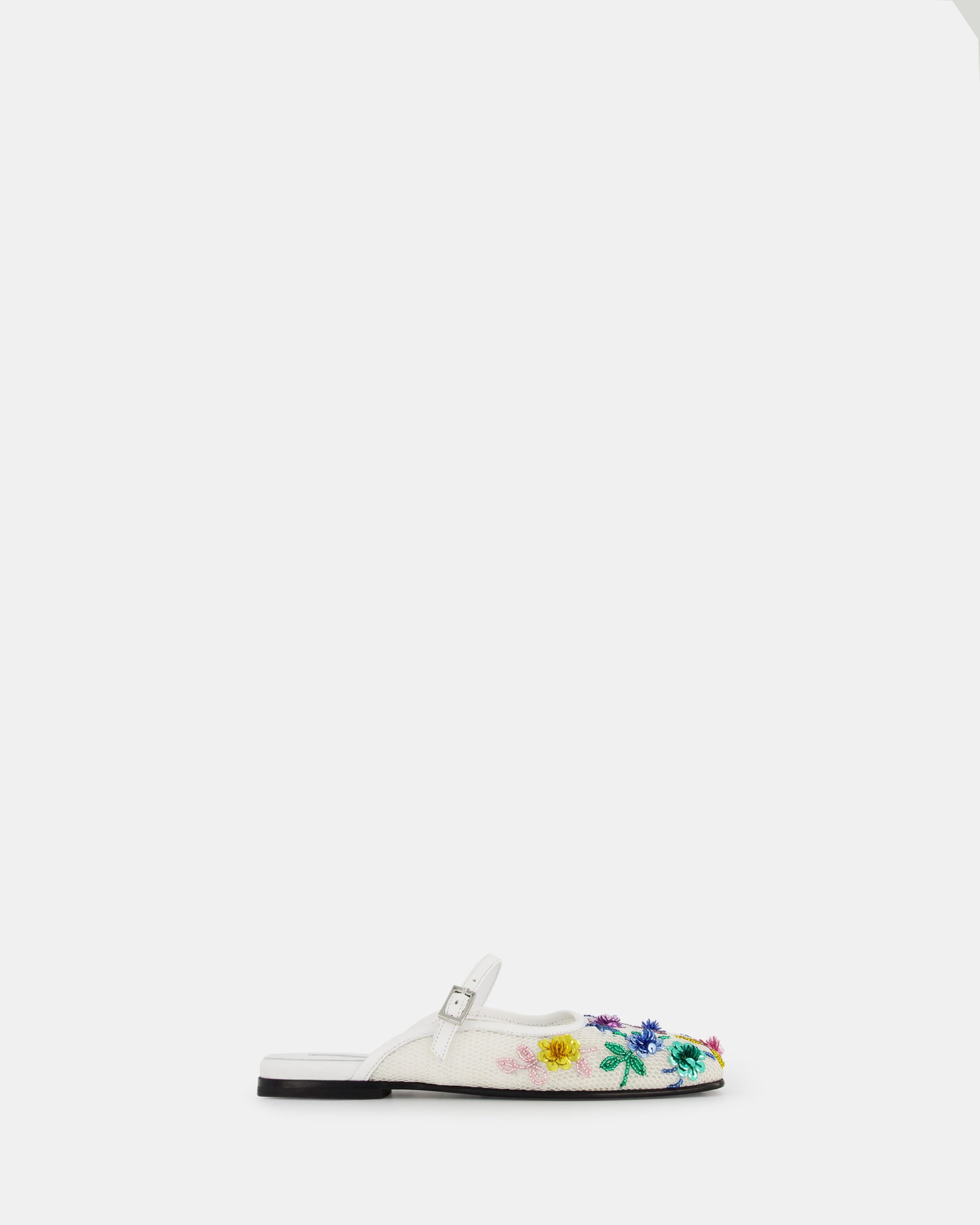 7 QTY NEW Bulla Saga White Nappa Flower Mesh White Nappa Flower Mesh