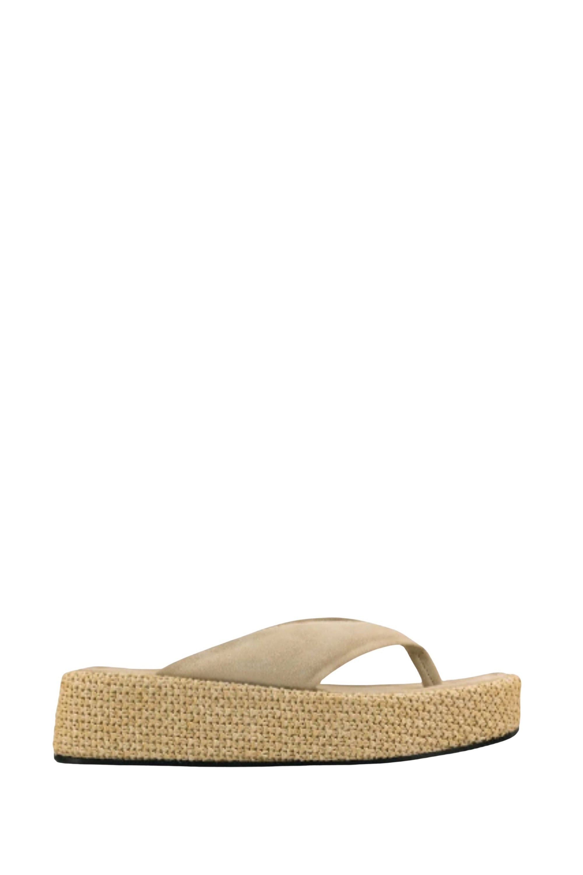 Bulla Hera 50 platform flip-flops - Beige