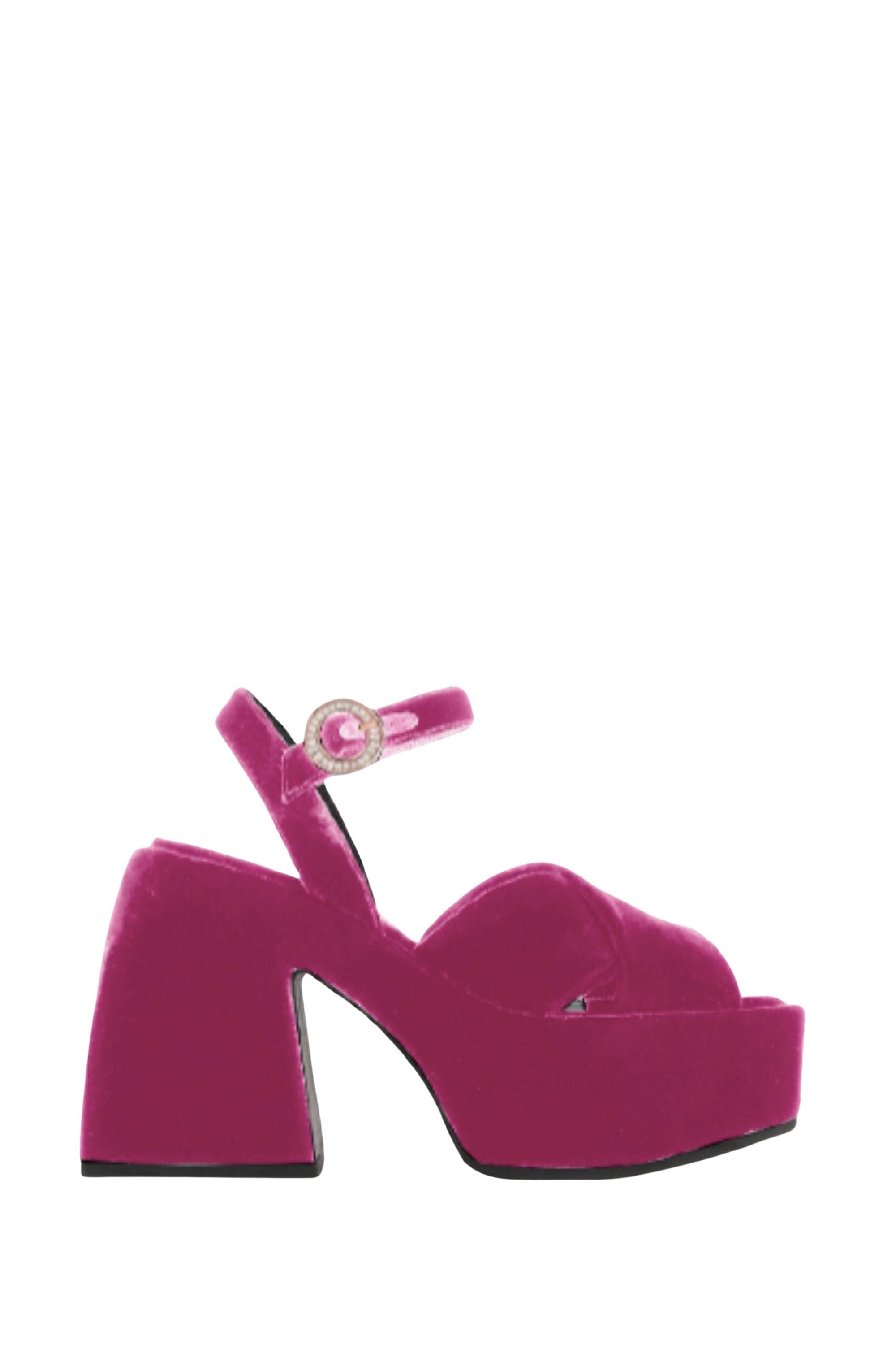 Bulla Joni 120 platforms - Velvet pink