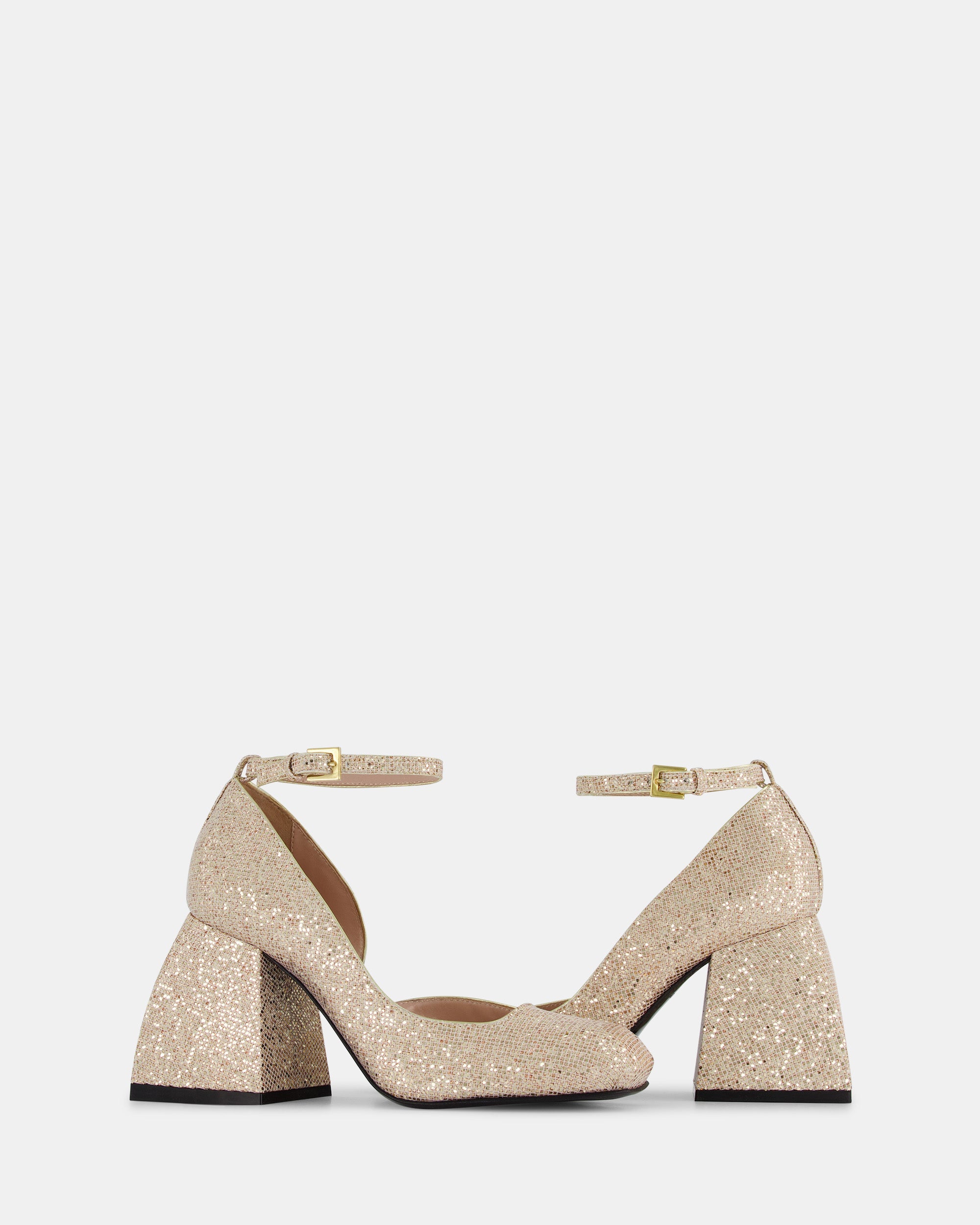 Bulla Pia 90 pumps - Blush Glitterball