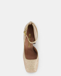 Bulla Pia 90 pumps - Blush Glitterball