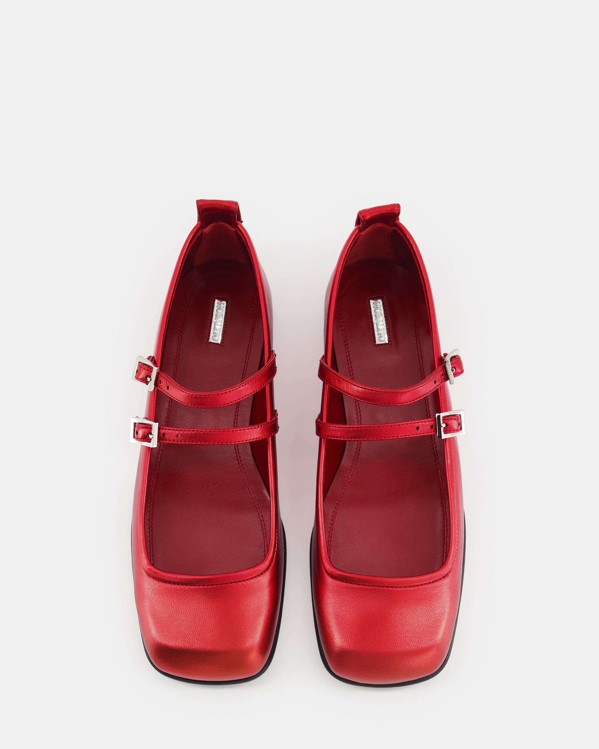 Ballerinas Bulla Rina 5 - Metallic red