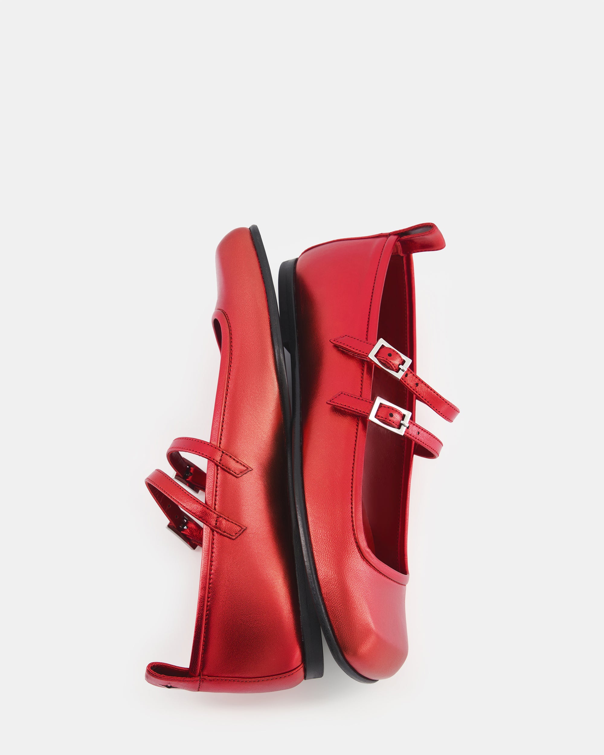Ballerinas Bulla Rina 5 - Metallic red