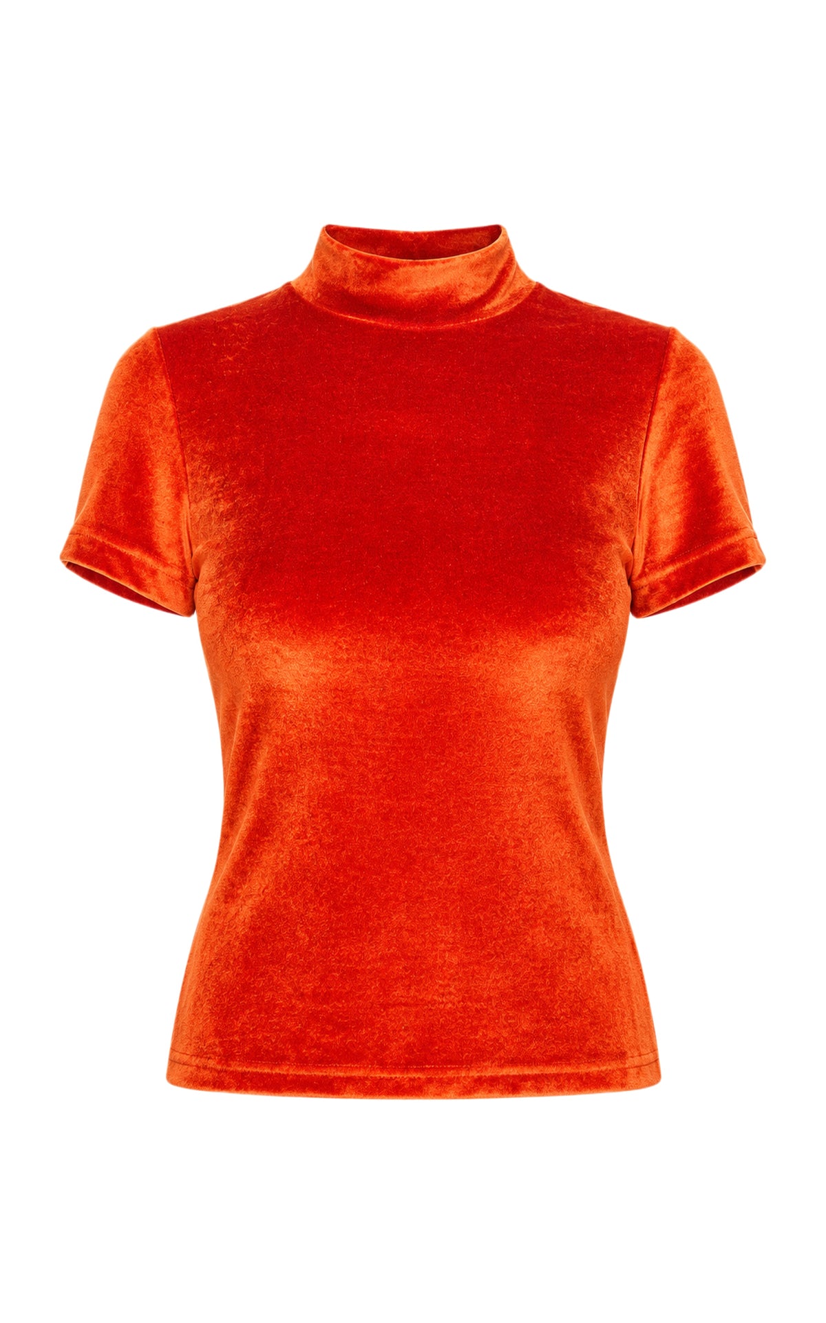 Antelope Orange / T-shirt Vik en soie et laine - Antelope Orange