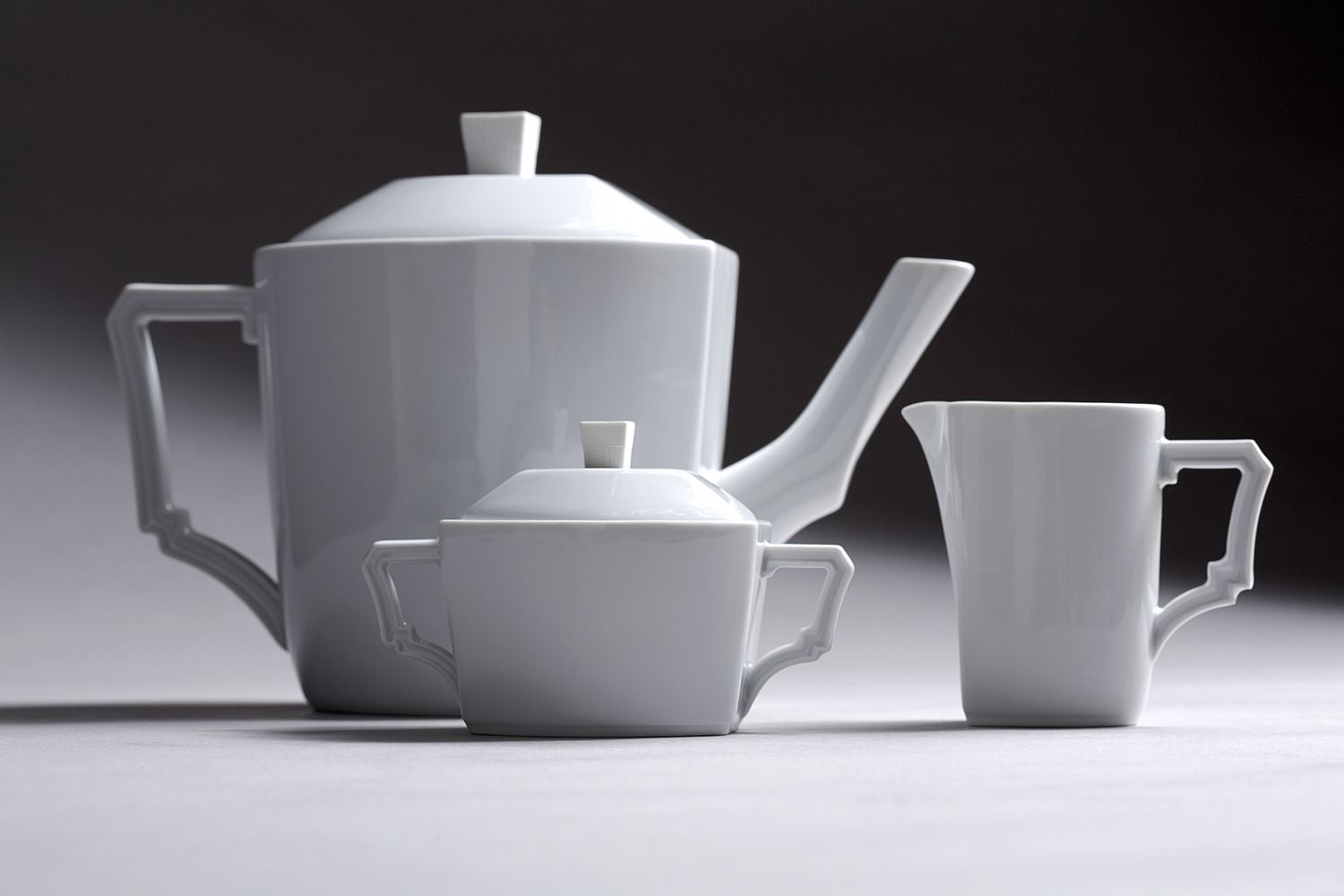 Théière Byzanteum en or et porcelaine - White