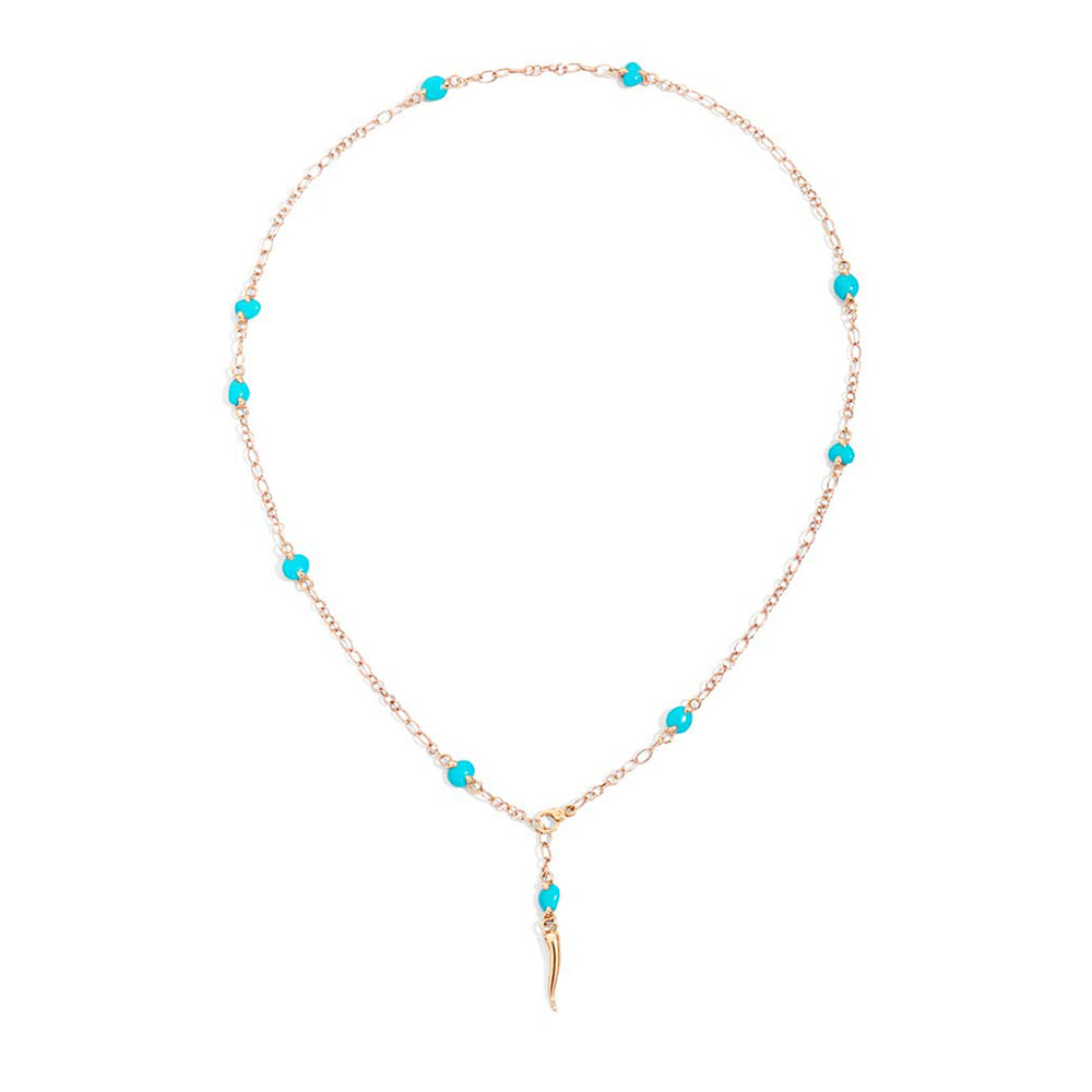 Capri Ceramica necklace in 18K pink gold & ceramic