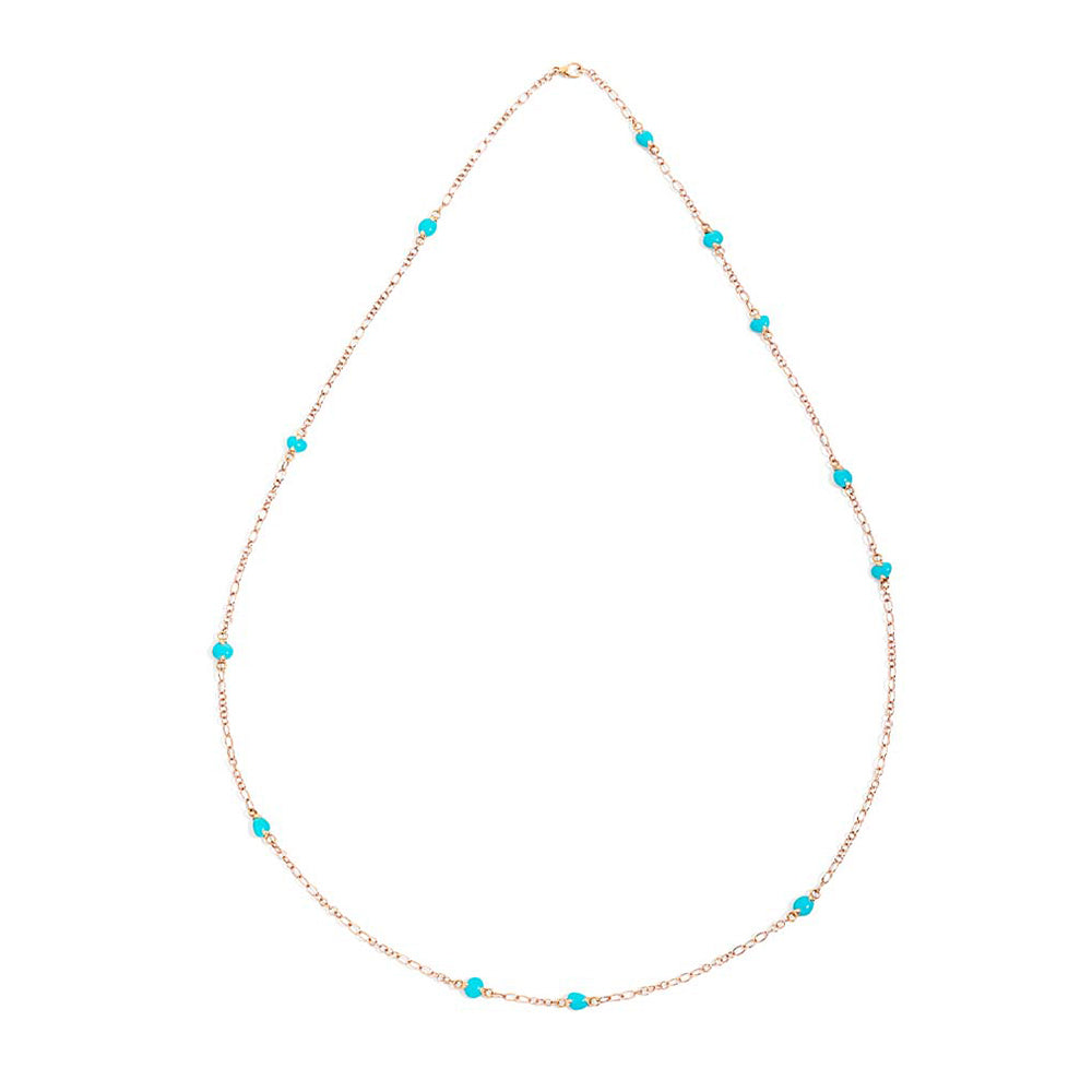 Collier Catene Tango en Or rose 18K & Diamant