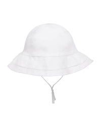 Chapeau à broderie - Offwhite