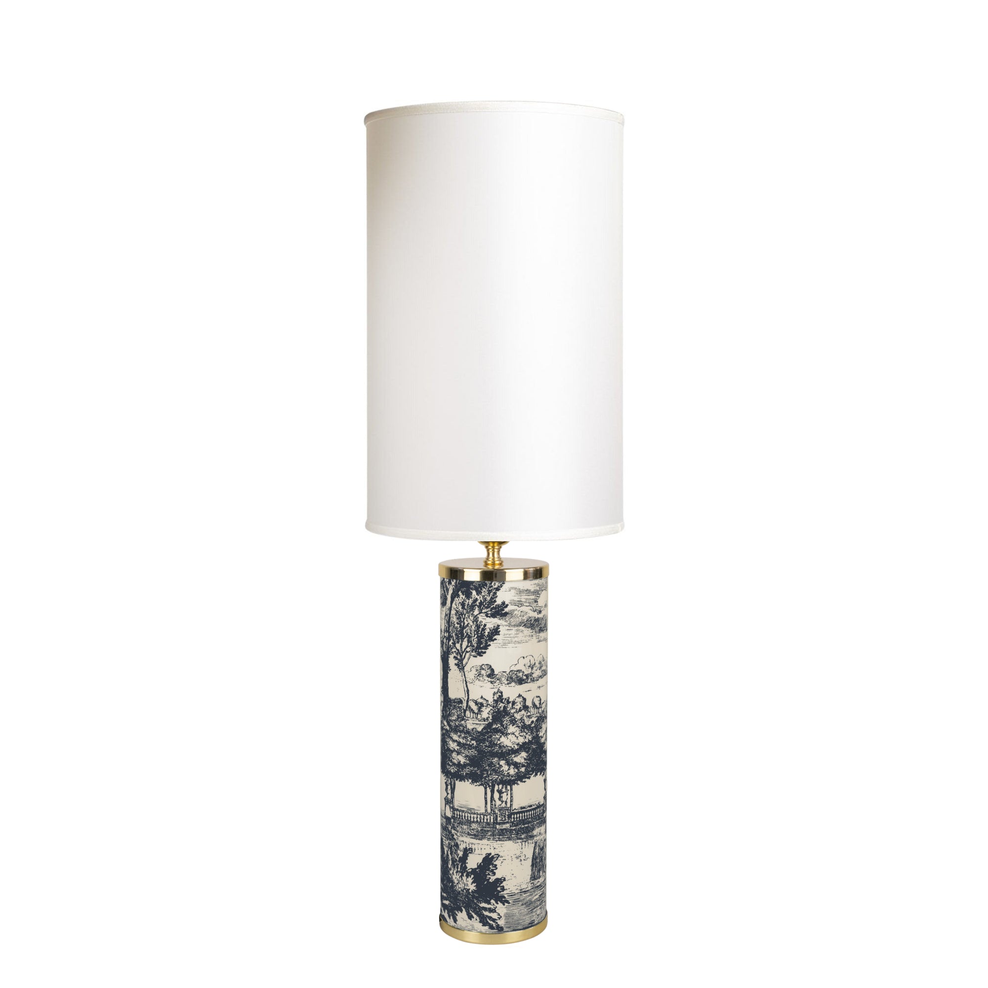 Smooth cylindrical shade - White