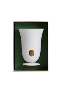 Bougie bois en porcelaine - White